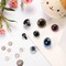 160pcs Large Safety Eyes for Amigurumi Glitter Eye for Stuffed Animals for DIY Dolls Puppets Bear Crafts Animals Amigurumi Making Supplies(Colorful A)